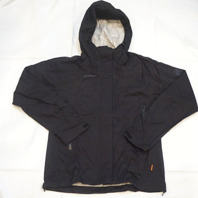 美品 
 マムート【Mammut】 フーデットジャケット 1010-28660 マイクロレイヤーハードシェル ジャケット
 ブラック レディース