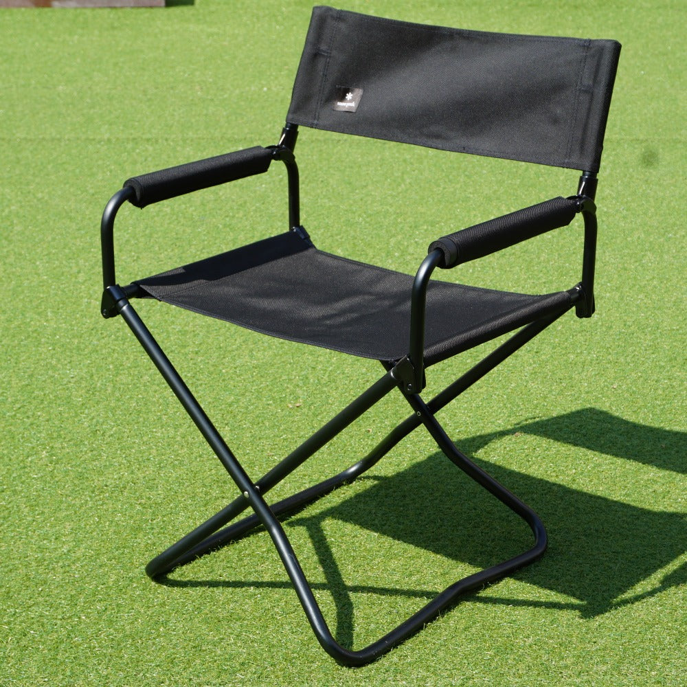 美品 
 スノーピーク【snow peak】 ガーデンFDチェア LV-077G-BK テーブル・チェア