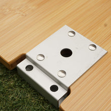 画像をギャラリービューアに読み込む, 美品 
 スノーピーク【snow peak】 マルチファンクションテーブルコーナーL竹 CK-118T グリルシステム
 [送料無料]