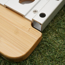 画像をギャラリービューアに読み込む, 美品 
 スノーピーク【snow peak】 マルチファンクションテーブルコーナーL竹 CK-118T グリルシステム
 [送料無料]