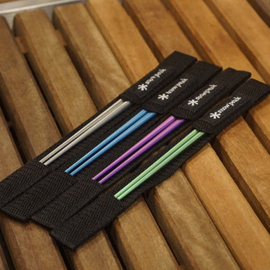 美品 
 スノーピーク【snow peak】 チタン先細箸 4色セット SCT-115 テーブルウェア
 グレー/ブルー/パープル/グリーン