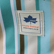 画像をギャラリービューアに読み込む, 美品 
 ロゴス【LOGOS】 デザインクーラー25 ブルーストライプ 81670705 クーラー・保温