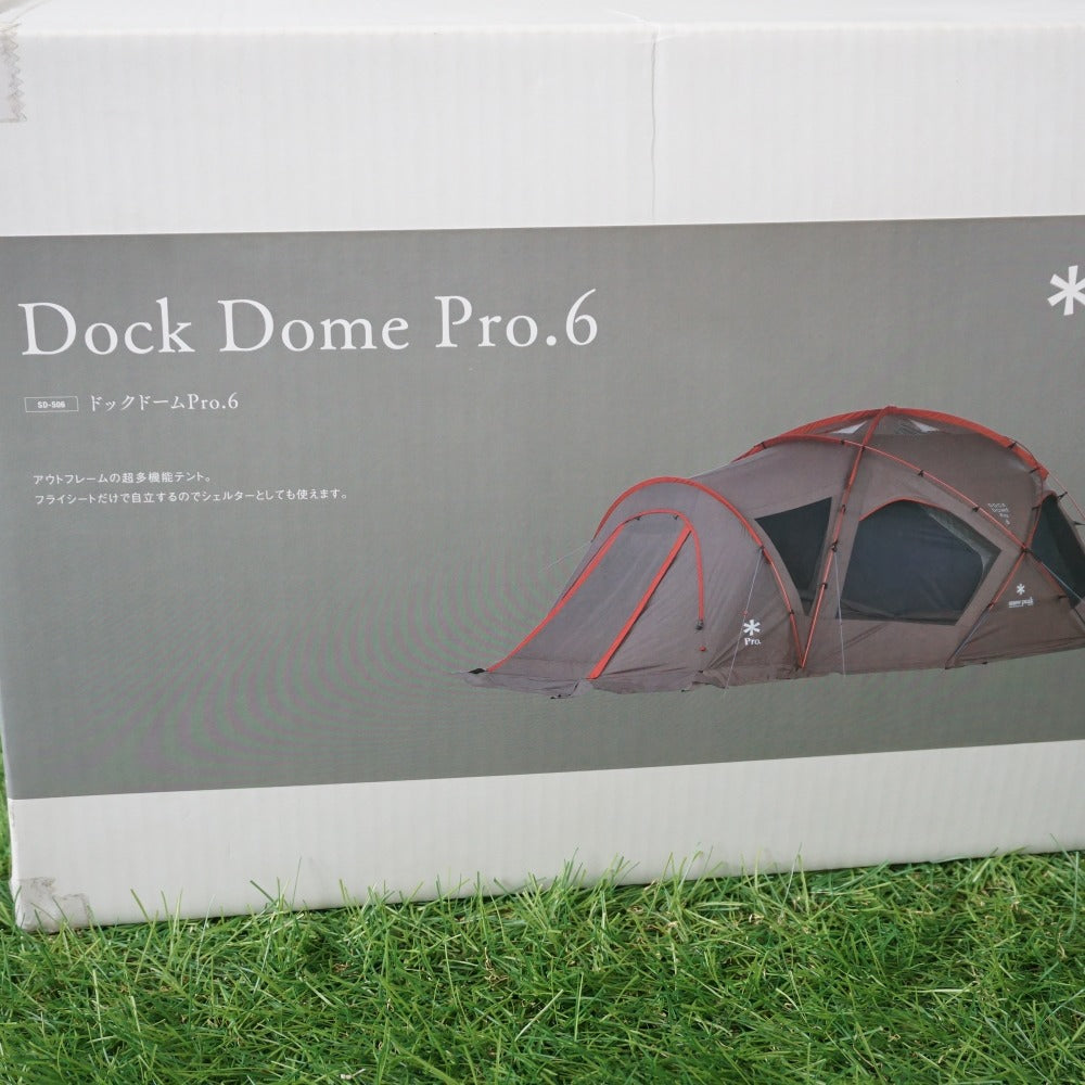 未使用 
 スノーピーク【snow peak】 ドックドームPro.6 SD-506 テント