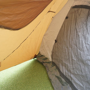 美品 
 クイックキャンプ【QUICKCAMP】 ダブルウォールテント 4人用 QC-HL270 テント
 タン