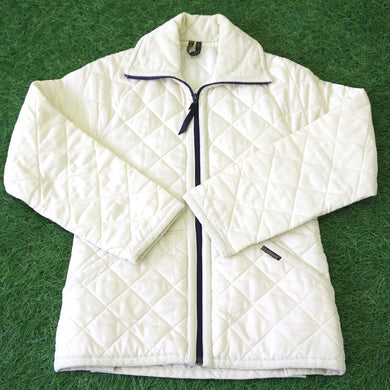 美品 
 キルティングジャケット #2086 ラベンハム(LAVENHAM)  ジャケット
 ホワイト レディース