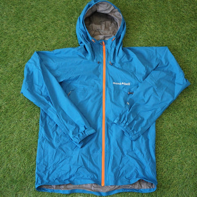 美品 
 モンベル【mont-bell】 レイントレッカー 1128648 GORE-TEX INFINIUM その他アウター
 ブルー(CNBL) メンズ