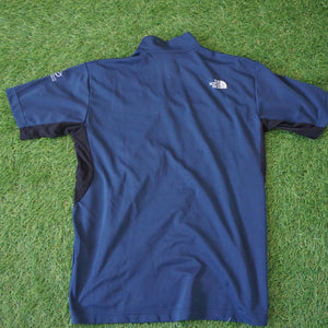 美品 
 ザ・ノースフェイス【THE NORTH FACE】 S/S ウルトラウィンクジップアップ NT30057 Flight Series Tシャツ・カットソー
 ネイビー メンズ