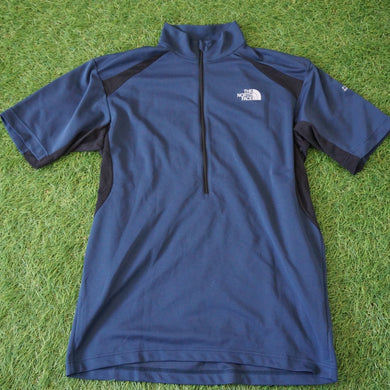 美品 
 ザ・ノースフェイス【THE NORTH FACE】 S/S ウルトラウィンクジップアップ NT30057 Flight Series Tシャツ・カットソー
 ネイビー メンズ