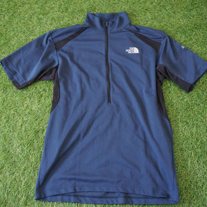 美品 
 ザ・ノースフェイス【THE NORTH FACE】 S/S ウルトラウィンクジップアップ NT30057 Flight Series Tシャツ・カットソー
 ネイビー メンズ