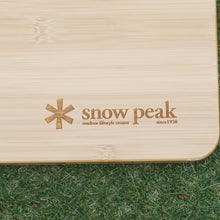 画像をギャラリービューアに読み込む, 美品 
 スノーピーク【snow peak】 マルチファンクションテーブルロング竹 CK-117TR グリルシステム