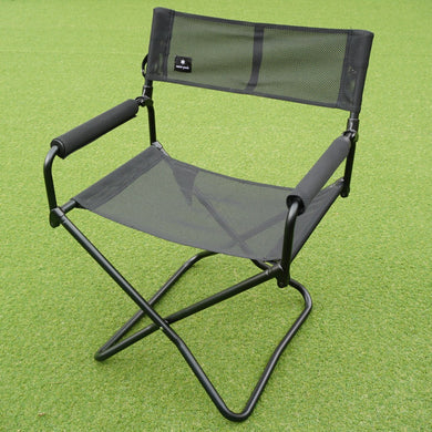 美品 
 スノーピーク【snow peak】 メッシュFDチェア ブラック LV-077M-BK テーブル・チェア