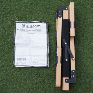 美品 
 ハイランダー【Hilander】 ウッドクーラースタンド HCA0179 フィールドギア
 ナチュラル