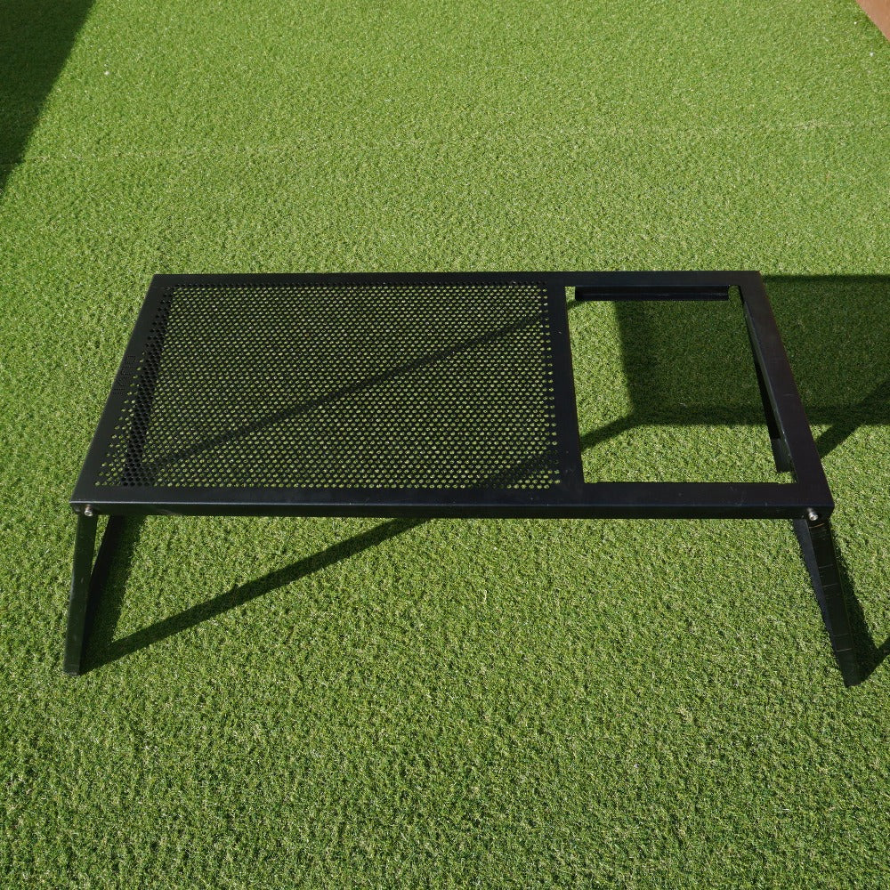 美品 
 オーヴィル【auvil】 ブラックガーデンファミリーテーブル AVL-025 テーブル・チェア