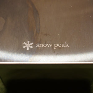 美品 
 スノーピーク【snow peak】 ステンボックスハーフユニット CK-025 グリルシステム