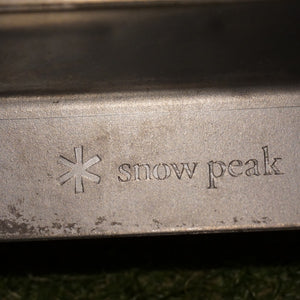 スノーピーク【snow peak】 グリルプレートハーフ深型 S-029HD 焚火台・バーナー