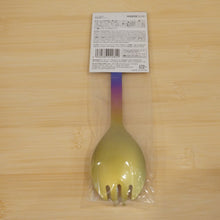 画像をギャラリービューアに読み込む, 未使用 
 スノーピーク【snow peak】 チタン先割れスプーン FES-404 雪峰祭2022春 テーブルウェア
 レインボー