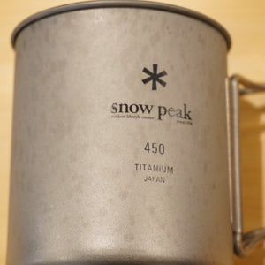 スノーピーク【snow peak】 TONEDTROUT コラボ TI-SINGLE 450 WALL CUP TT  MG-143-TT22SS テーブルウェア