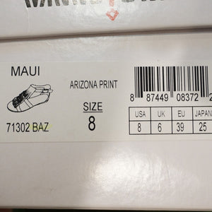 新品同様 
 ミネトンカ(Minnetonka)　MAUI 71302 アリゾナプリント サンダル
 ブラウン レディース