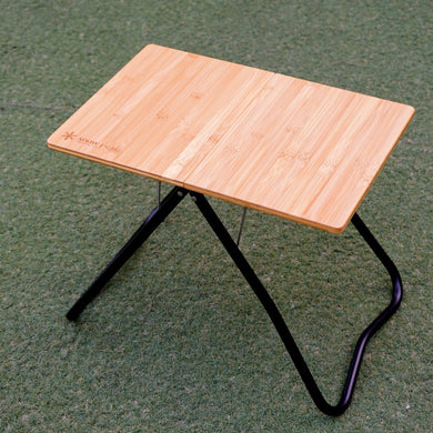 美品 
 スノーピーク【snow peak】 Myテーブル竹 ブラック FES-132 テーブル・チェア