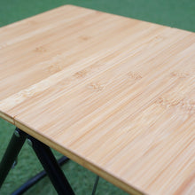 画像をギャラリービューアに読み込む, 美品 
 スノーピーク【snow peak】 Myテーブル竹 ブラック FES-132 テーブル・チェア