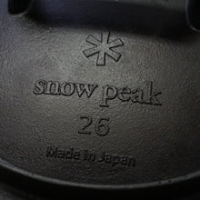 画像をギャラリービューアに読み込む, 美品 
 スノーピーク【snow peak】 和鉄ダッチオーブン26 CS-520 キッチンツール