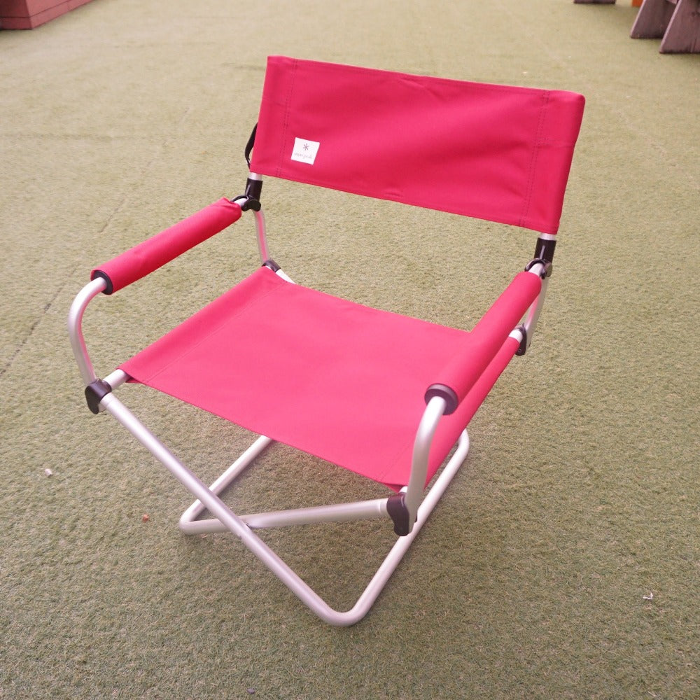 美品 
 スノーピーク【snow peak】 FD LOWチェア LV-075RD テーブル・チェア
 レッド