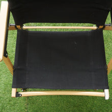 画像をギャラリービューアに読み込む, 美品 
 フィールドア【FIELDOOR】 クラシックチェア2脚セット アウトドアチェア テーブル・チェア
 ブラック