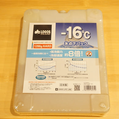 未使用 
 ロゴス【LOGOS】 氷点下パックGT-16℃・ハード1200g 81660611 フィールドギア