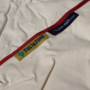 新品同様 
 テンマクデザイン【tent-mark DESIGNS】 ムササビウイング13ft タープ
 オフホワイト×レッド