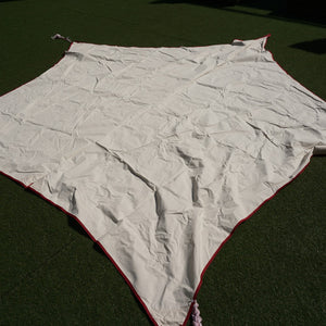 新品同様 
 テンマクデザイン【tent-mark DESIGNS】 ムササビウイング13ft タープ
 オフホワイト×レッド