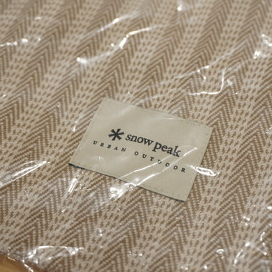 スノーピーク（snow peak） Cotton HerringboneST CushionCover UO-AC-20AU001BG フィールドギア コットンヘリンボーンストライプ クッションカバー ベージュ [1/5値下げ]