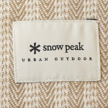 画像をギャラリービューアに読み込む, 未使用 スノーピーク（snow peak） Cotton Herringbone Stripe TableMat  コットンヘリンボーン ストライプテーブルマット UO-AC-20AU004BG  Beige ベージュ