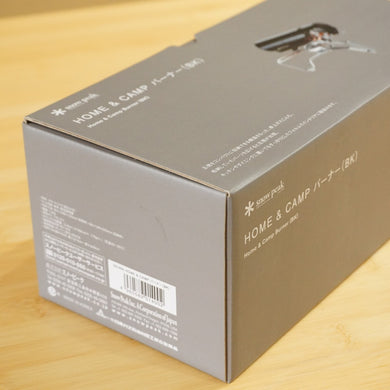 未使用 スノーピーク（snow peak） HOME&CAMPバーナー GS-600BK フィールドギア ブラック　卓上コンロ　ガスコンロ [送料無料]