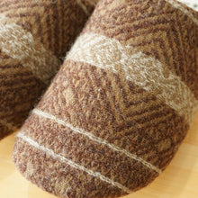 画像をギャラリービューアに読み込む, 未使用 スノーピーク（snow peak） Shetland Cotton JQ Room Shoes シェットランドコットン JQ ルームシューズ 1 Brown UO-AC-20AU00700BR 約22cm〜24.5cm