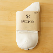 画像をギャラリービューアに読み込む, 未使用 スノーピーク（snow peak） Full Pile Socks Short フルパイルソックス ショート M White UG-654WH フルパイル地 ホワイト 白 [送料無料]